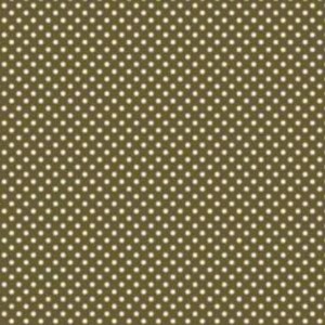 Pöttyös pamutvászon sötét khaki zöld alapon fehér 2 mm pötty mintájú 140cm