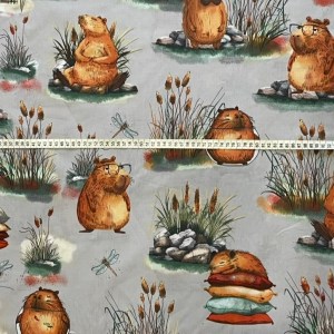 Állatmintás pamutvászon 160cm