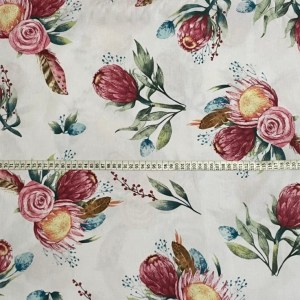Virágos pamutvászon 160cm