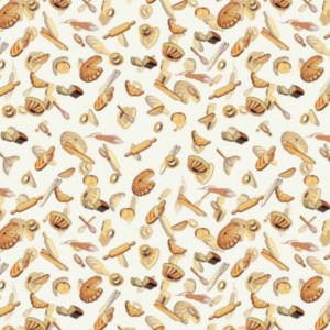 Egyéb mintás pamutvászon péksütemény mintájú 140cm